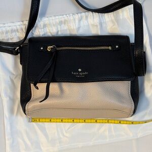 Kate Spade Black and Tan Crossbody Bag